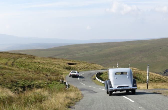 Northumbria scenic driving roads