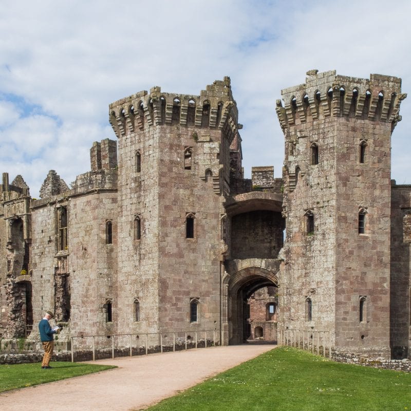 Raglan Castle Wales
