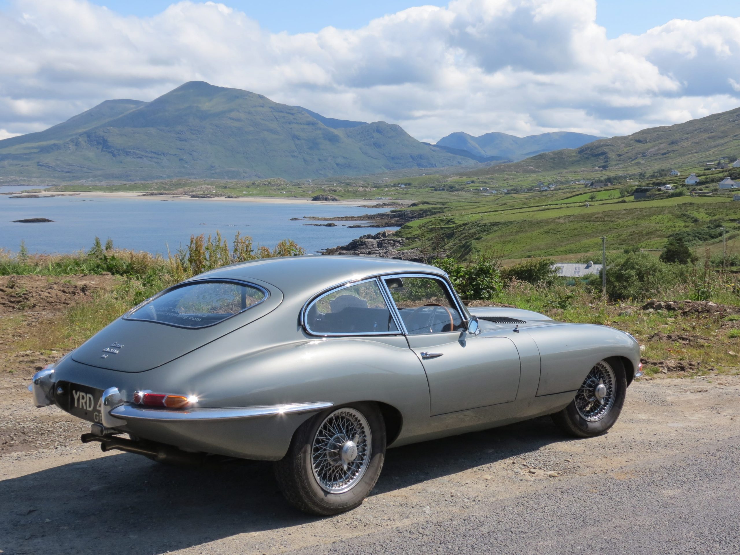 Classic Travelling E-type in Ireland