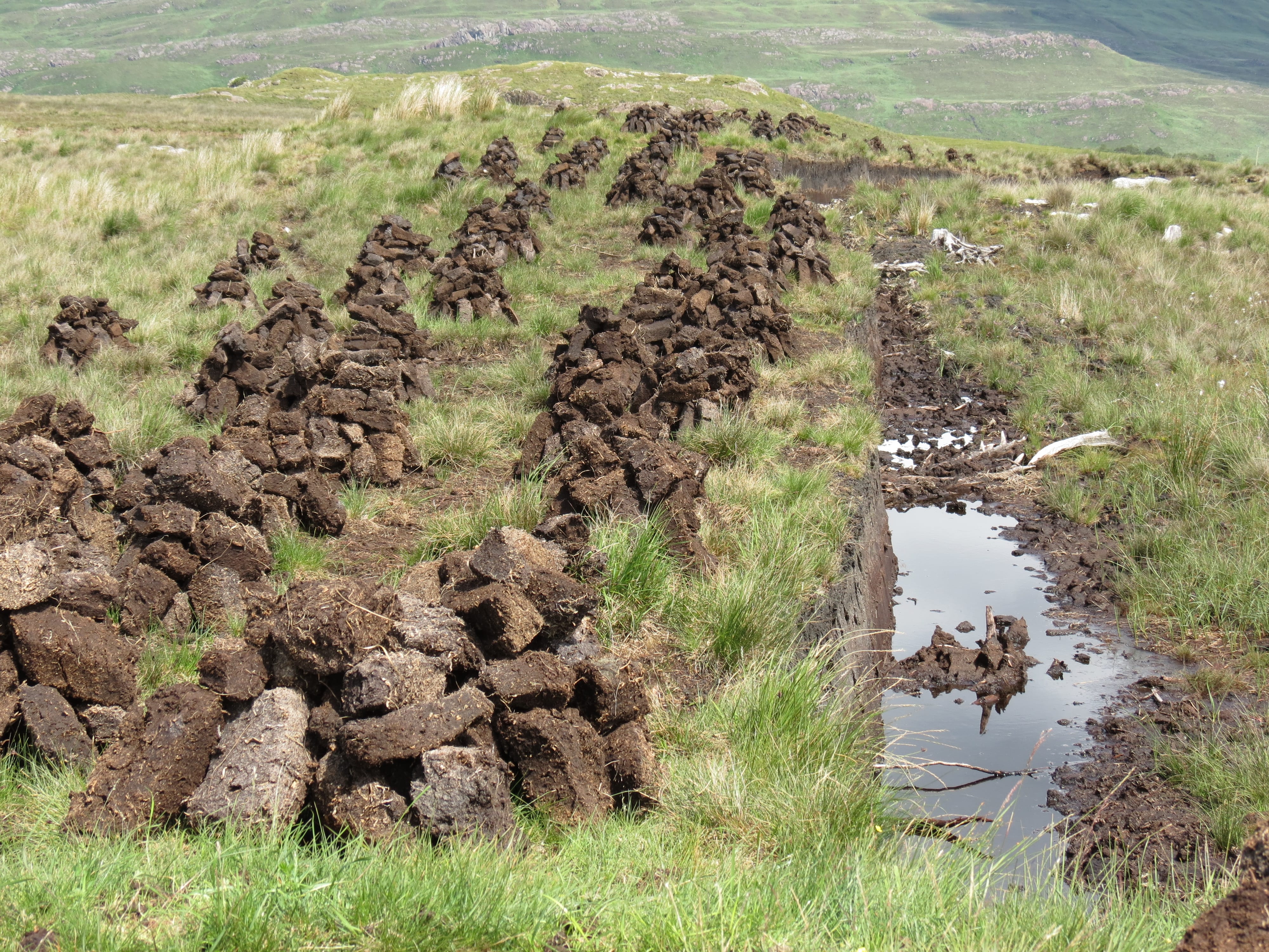 Digging for Peat in Ireland