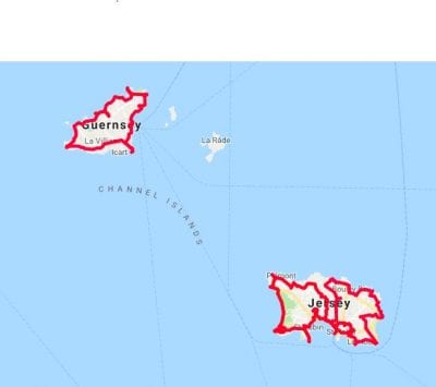Jersey & Guernsey driving routes