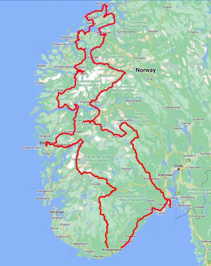 Norway Map 2023