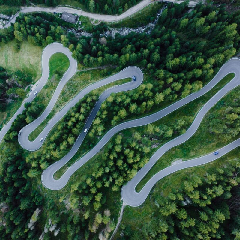 Canazei Dolomiets Road Italy